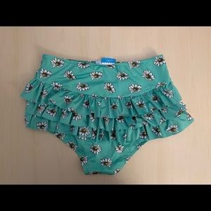 Modcloth Swim - High waisted ModCloth ruffle bikini bottom Modcloth Swim - High waisted ModCloth ruffle bikini bottom